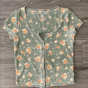 Buttondown Crop Top